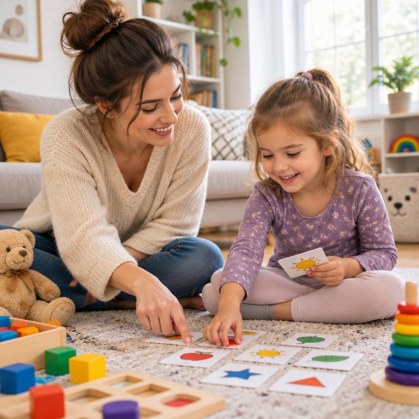 Illustration — Garde d'enfants de plus de 3 ans à domicile