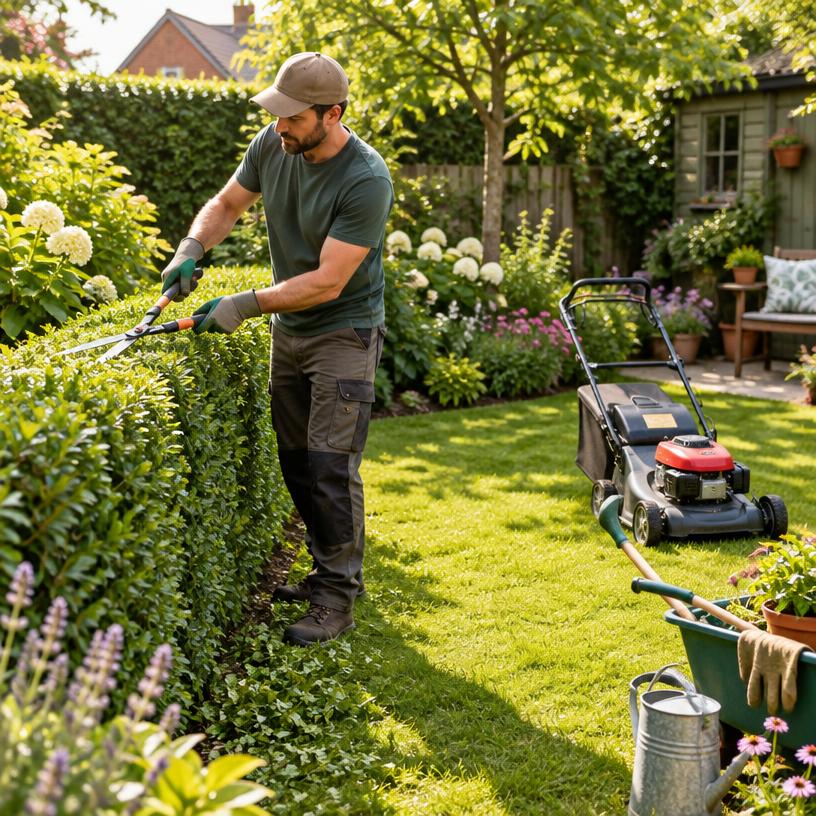 Illustration — Petits travaux de jardinage